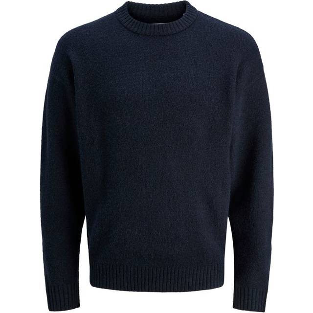 Jack & Jones Pullover Jjesoho Ollie Knit Crew Neck Natblå