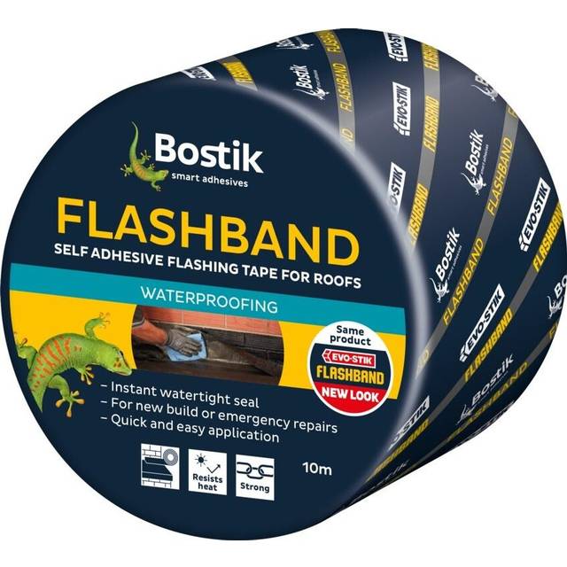 (10m x 75mm, Grey) Bostik Flashband Original Flashing Tape