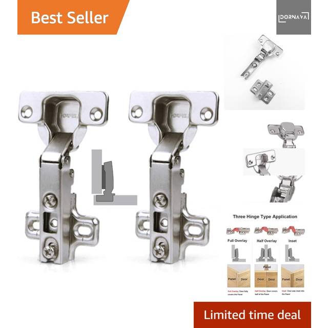 HAFELE 110 Degree Kitchen Cabinet Cupboard Door Hinge Full Overlay with Slide on