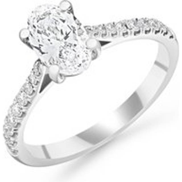 Once Platinum Diamond Engagement Ring - Silver