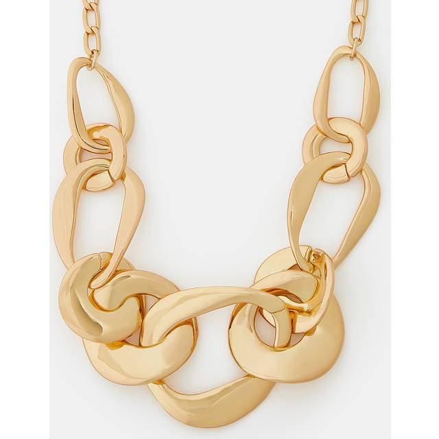 Accessorize Chunky Link Necklace In Gold - One Size