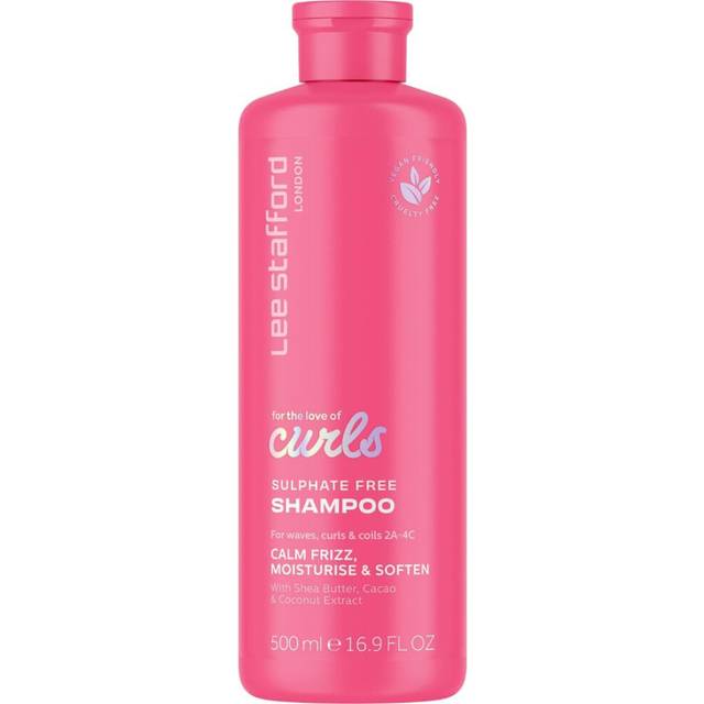 Lee Stafford Wavy  Curly  & Coily Shampoo | For The Love of Curls - Daily Cleanser for 2A to 4C Hair  Anti Frizz  Moisturising  Adds High Gloss S