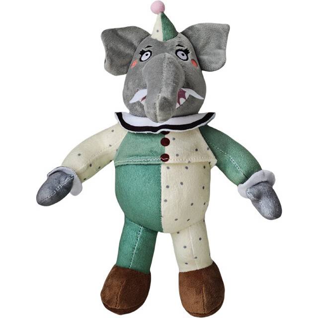 (28cm Elephant) Anime FNAFS Secret Of The Mimic Plush Scared Horror Game Soft Stuffed Joker Plushie Desk Decoration Dolls Toys Gift Party Favors Hallo