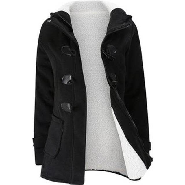 Trench Coat Autumn Thick Lining Winter Overcoat Female4393