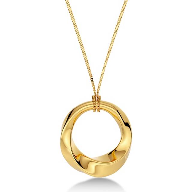 Halsband helix l förgyllt rostfritt stål