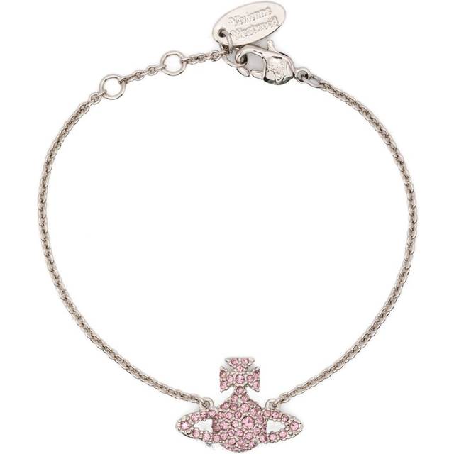 Vivienne Westwood - orb-embellished bracelet - women - Brass/glass - OS - Silver