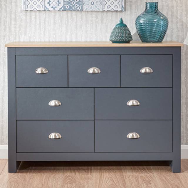 GFW Lancaster Merchants Chest - Slate Blue, Blue