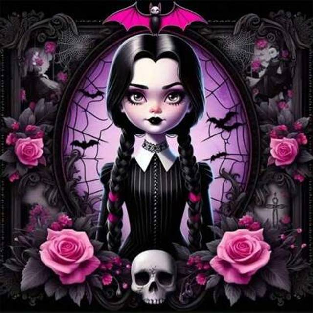 SHEIN 1pc Ghost 5D Diamond Painting Kit, Frameless DIY Handcraft Art, Exquisite Room Decor. Diamond Painting Set With Full Round Diamond DIY, Leisure, Stres