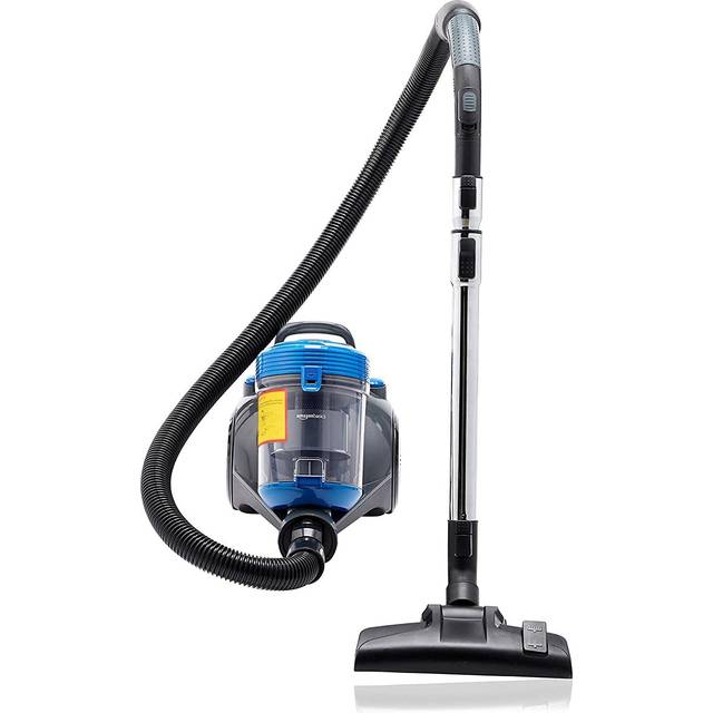 Amazon Basics Powerful Cylinder Bagless Vacuum Cleaner For Hardfloor  Carpet, HEPA Filter, Compact and Lightweight Vacuum, 700W, 2.0L UK, Blue