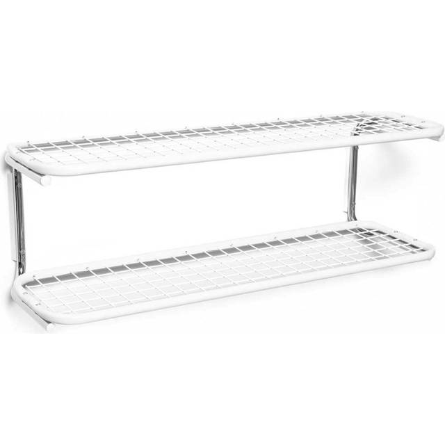 Essem Design Classic 650 skohylla vit/krom, 2 plan, 60 cm