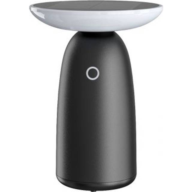 Kosnic Mushroom Portable Solar Table Light Black