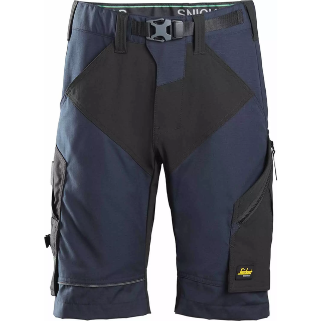 Snickers 6914 Mens FlexiWork Comfort Shorts Navy / Black 44"