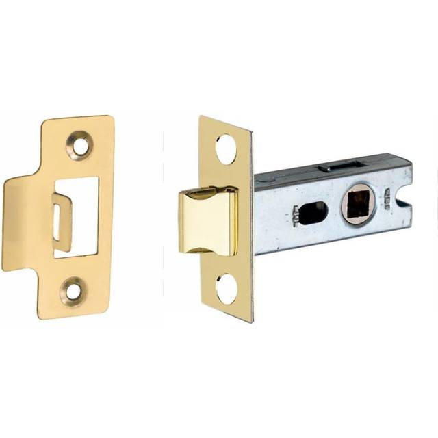 Bolt Through Tubular Latch in Chrome Finish - 64mm Body
