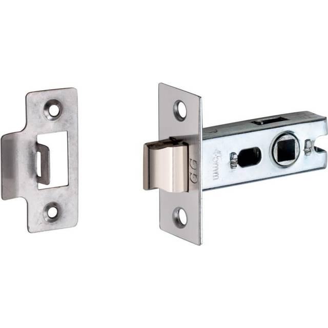 Bolt Through Tubular Latch in Chrome Finish - 64mm Body