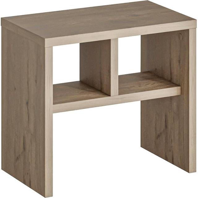 Decortie Side End Table 29.5X50X45Cm Particleboard Natural Oak, Brown