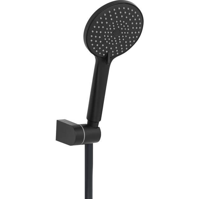 Wall Mounted Bath Shower Mixer Tap MELIQUINA Black
