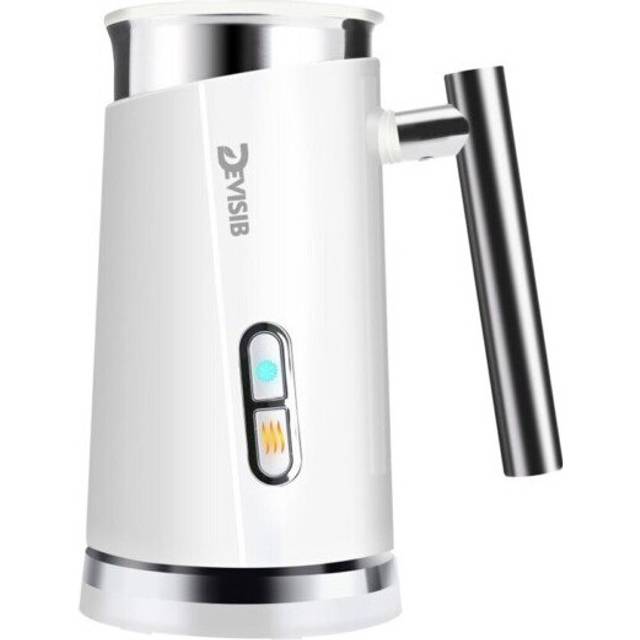 (white, EU) Milk Frother 3 in 1 Electric Steamer