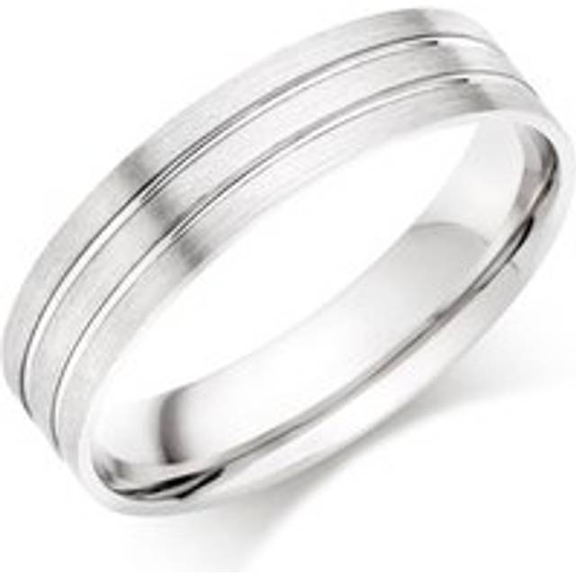 Platinum Fancy 5mm Men's Wedding Ring