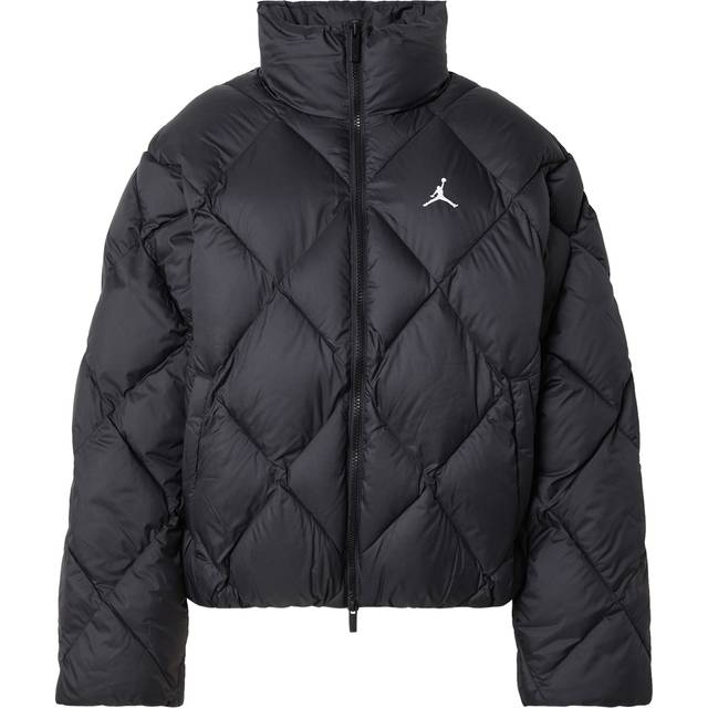 Jacket Jordan Brooklyn Women's Quilted Puffer Jacket Black/ White M (M)