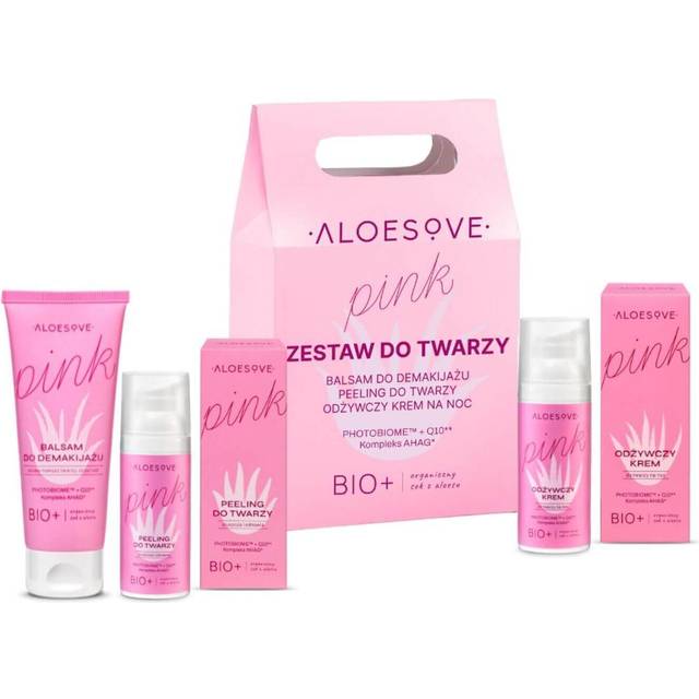 SYLVECO Aloesove Pink Makeup Remover Balm 75ml Face Scrub 50ml
