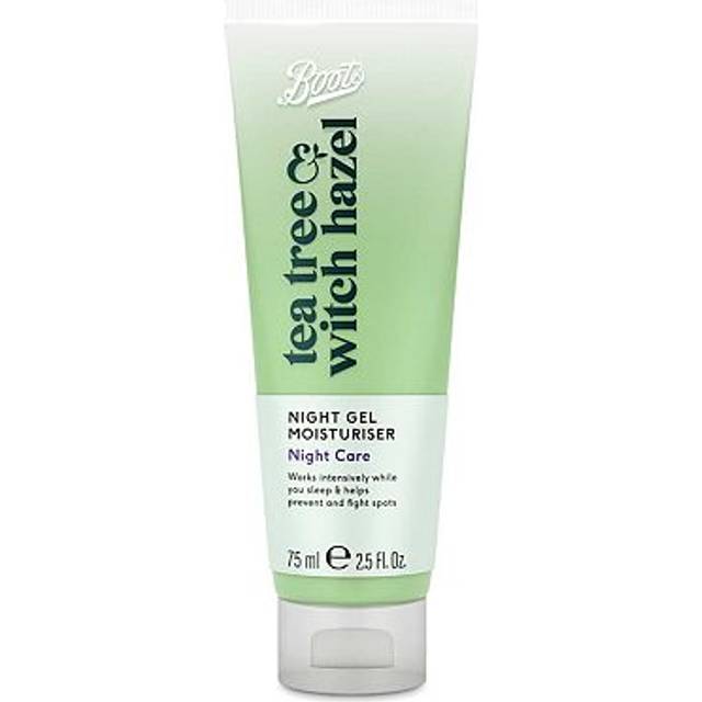 Boots Tea Tree And Witch Hazel Night Gel Moisturiser 75ml