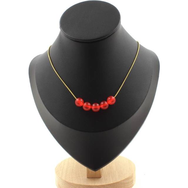 Genuine Baltic Amber Necklace With 3 Beads
