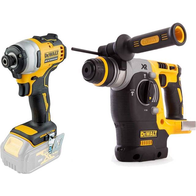 Dewalt DCK2532 18v XR Brushless Kit DCF887 Impact Driver + DCH273 SDS Drill Bare