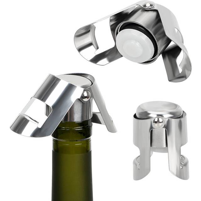 HILIFE Bar Tools Stainless Steel Champagne Sparkling stopper Wine Beer Bottle Cork Plug Sealing Bottle Cap Wine Bottle Stopper
