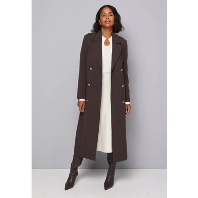 Wallis Chocolate Coat Womens Smart Jackets & Coats