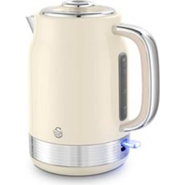Swan Sk19025C Retro Revive 1.7L Jug Kettle - Chantilly Cream &Amp; Chrome - One Colour