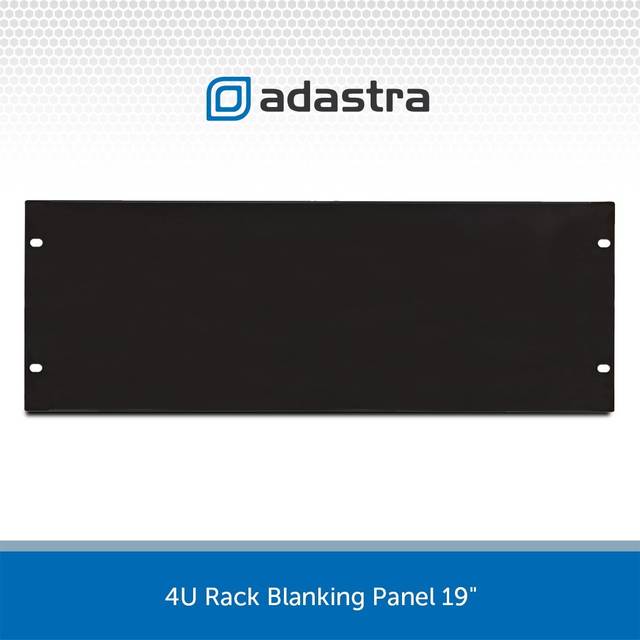 Adastra Rack Cabinets 853.021UK 4U Blank Rack Panel 19"