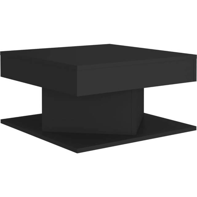Coffee Table Black 57x57x30 cm Engineered Wood Vidaxl