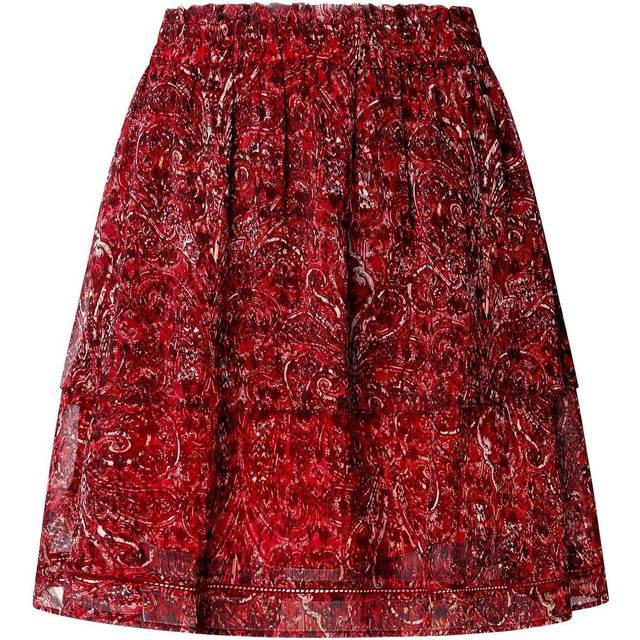 Pepe Jeans för kvinnor. PL9011878 Kjol Mariona röd (M), Casual, Polyester - Röd (M)