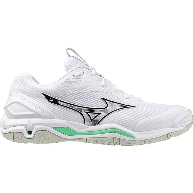 Wave Stealth 6 M inomhusskor, White/Black/Frozen Emerald, Herr, 10.5