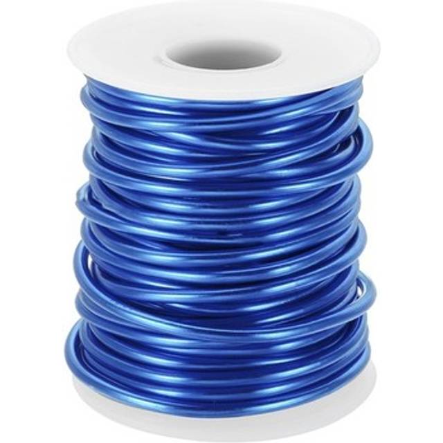 8 Gauge 3mm Aluminum Craft Wire, 32.8 Ft Metal Wire, Sapphire Blue