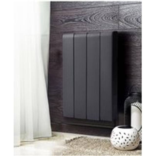 Living And Home 700W Wall Mounted Electric Ceramic Radiator Space Heater Black - One Size