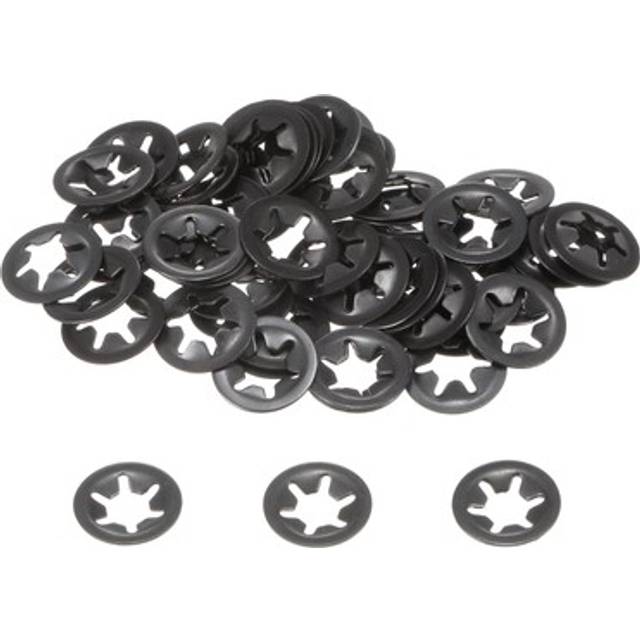60pcs Internal Tooth Washers M5 65mn Steel Push Nuts
