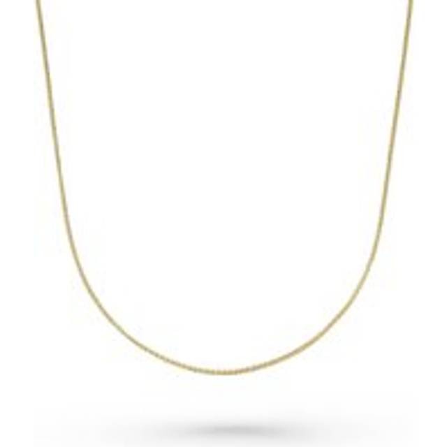 9ct yellow Gold Adjustable Spiga Necklace - Gold/Yellow Gold