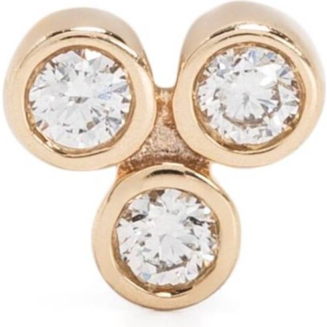 Maria Black - 14kt yellow gold Triad 18 diamond single earring - women - Diamond/14kt Yellow Gold - One Size