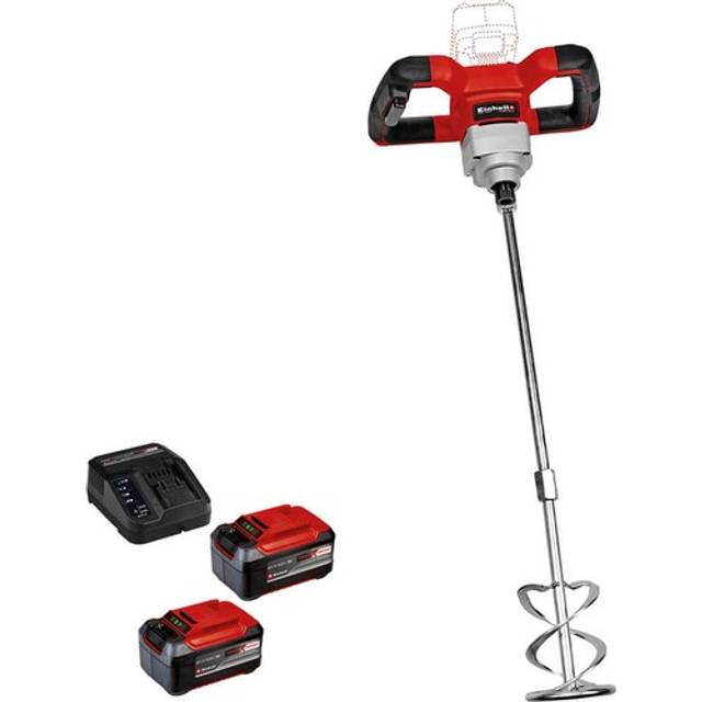 Einhell TE-MX 18 Li 18v Cordless Paint and Plaster Mixer 2 x 5.2ah Li-ion Battery Charger No Case