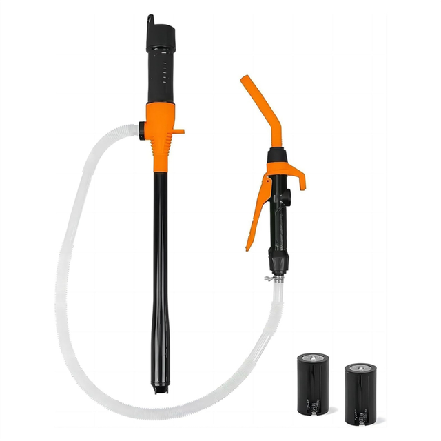 Portable Transfer Pump Battery Operated Electric Siphon for Gas 3.5GPM Flow Oil Extractor