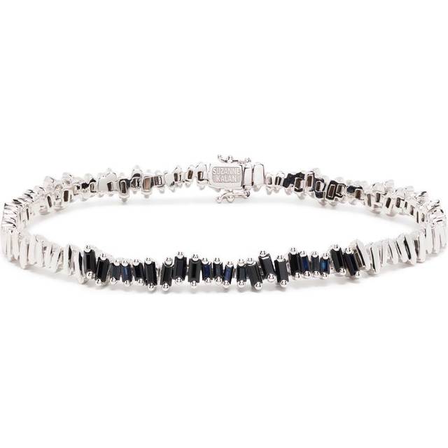 Suzanne Kalan - 18kt white gold sapphire bracelet - men - 18kt White Gold - One Size - Silver