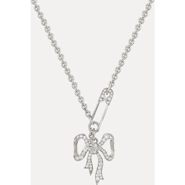 Vivienne Westwood Lilith Pendant Necklace Silver Cubic Zirconia Women - ---