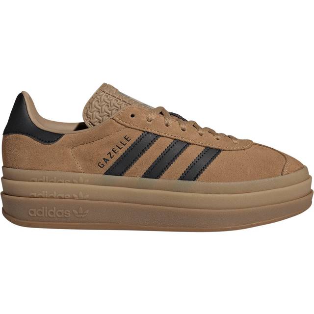 adidas Womens Gazelle Bold W Trainers Cardboard Black Gum, 6.5