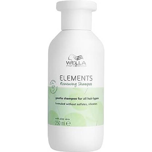 Wella Professionals Elements Renewing Shampoo - Gentle Care Shampoo For Smooth, Shiny Hair Without Silicones and Sulfates - With Aloe Vera 250ml