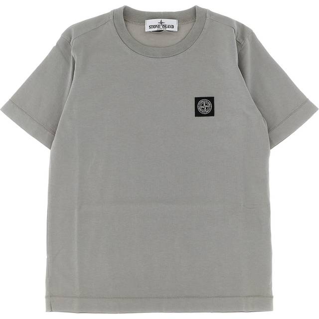 Stone Island Junior Stone Island Boys Compass Logo T-Shirt in Grey 4 Years By Childsplay Clothing
