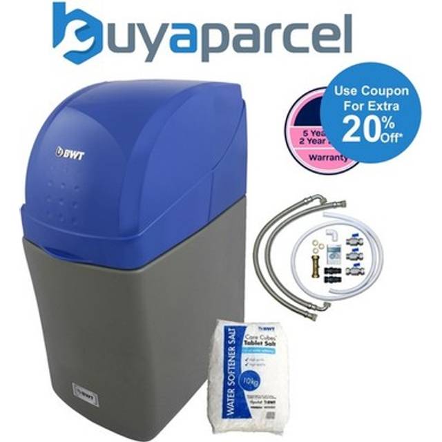 BWT Waterside WS Series WS455 Luxury Water Softener + Full Install Kit + Salt