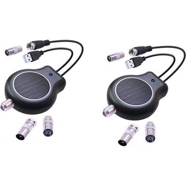 2x Installation Outdoor Or Indoor Hdtv Digital Antenna Amplifier Fm Dvb1290