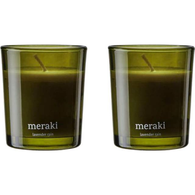 Meraki 2-pak 2x60g Lavender Rain Duftlys 60g