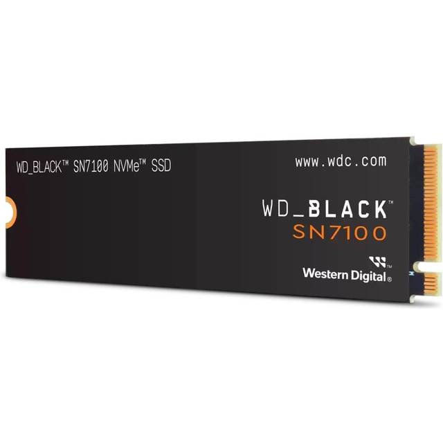 WD_BLACK SN7100 500GB NVMe SSD, M.2 2280, Snabba läshastigheter upp till 6800 MB/s, Next Gen TLC 3D NAND, WD_BLACK DASHBOARD, Konstruerad med bärbara datorer och spelhanddatorer i åtanke